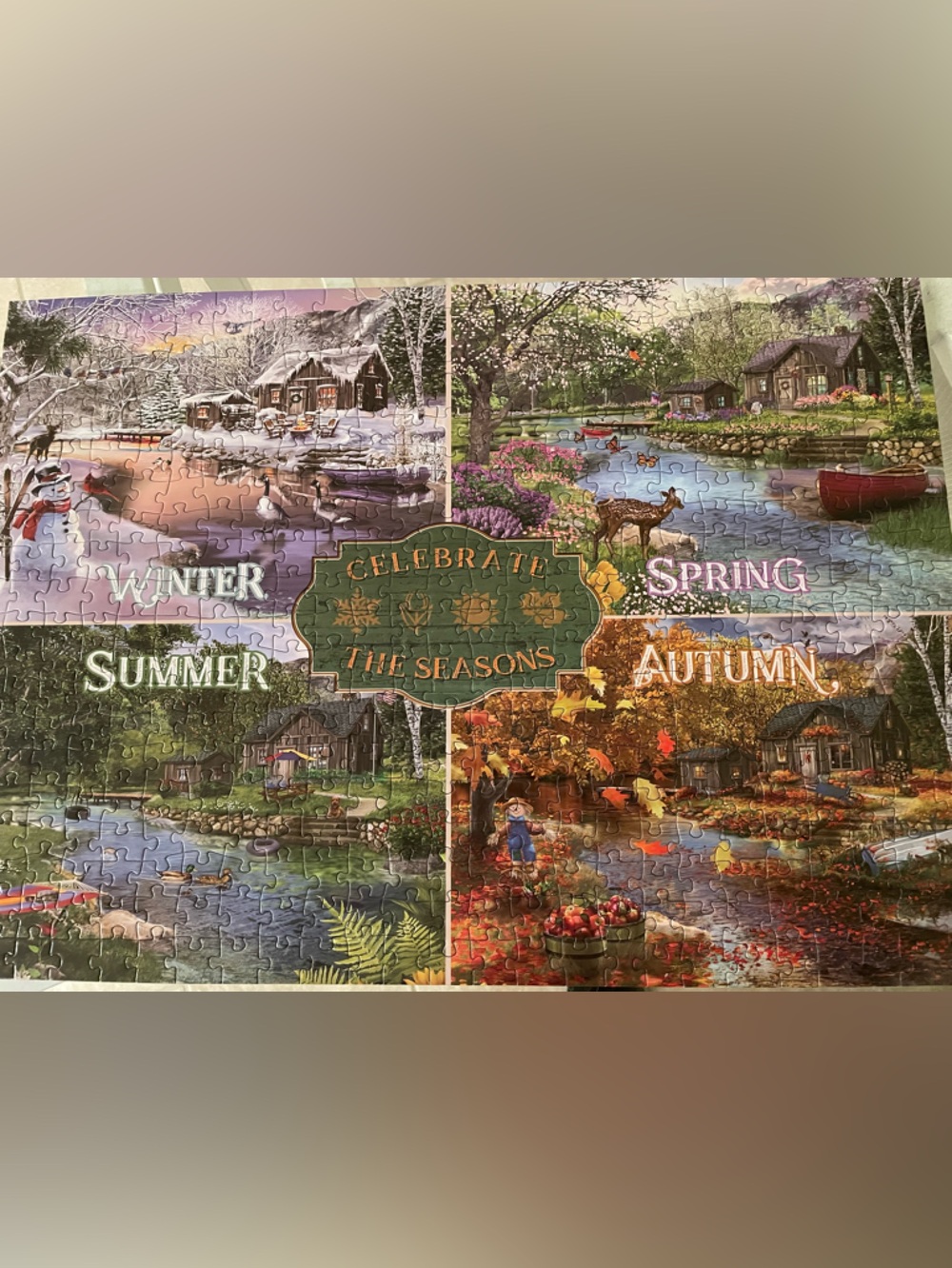 Celebrate the Seasons Jigsaw Puzzle - Multiseason Scenic Art